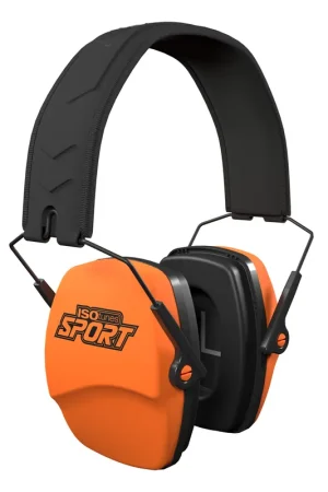 ISOtunes Defy Slim Passive Orange - Gehoorbeschermers opvouwbaar + licht gewicht SNR 28 dB - Premium